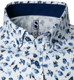 DESOTO Hemd Modern B.D. 41131-3/532 Kurzarmhemd, Jersey, Weiß-blau gemustert, Weiß-blau 6 DESOTO Hemd Modern B.D. 41131-3/532 Kurzarmhemd, Jersey, Weiß-blau gemustert, Weiß-blau -hemdenverkauf 364252 norm2