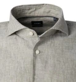 JOOP! Hemd Pejos 30026280/330 Slim Fit, Leinen-Baumwolle, Hellgrün meliert, Hellgrün -hemdenverkauf 364303 norm2