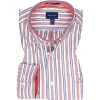 Gant Hemd 3032230/620 Regular Fit, Baumwolle atmungsaktiv, Rot-blau gestreift, Hellrot-weiß-blau