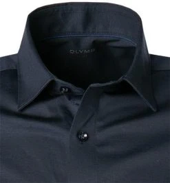 OLYMP Luxor Modern Fit 1202/62/18 Kurzarmhemd, Jersey geruchshemmend, Navy, Marine -hemdenverkauf 364464 norm2