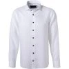 OLYMP Signature Tailored Fit 8548/74/00 Hemd, Reines Leinen, Weiß