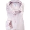 ETON Hemd 1000/02202/51 Contemporary Fit, Baumwolle, Weiß-rosa gestreift, Pink-rot