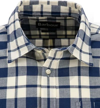 Barbour Sealton Shirt washed navy MSH4900NY51 Hemd, Tailored Fit, Baumwolle, Navy-ecru kariert 3 Barbour Sealton Shirt washed navy MSH4900NY51 Hemd, Tailored Fit, Baumwolle, Navy-ecru kariert – Bild 3