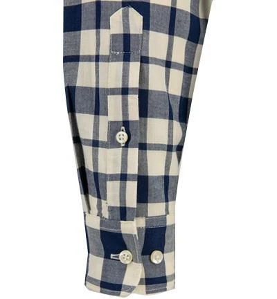 Barbour Sealton Shirt washed navy MSH4900NY51 Hemd, Tailored Fit, Baumwolle, Navy-ecru kariert 4 Barbour Sealton Shirt washed navy MSH4900NY51 Hemd, Tailored Fit, Baumwolle, Navy-ecru kariert – Bild 4