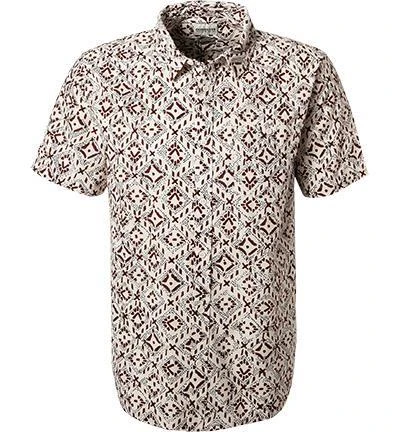 Quiksilver Hemd EQYWT04146/WCL6 Kurzarmhemd, Regular Fit, Baumwolle, Beige-braun gemustert, Beige-braun 2 Quiksilver Hemd EQYWT04146/WCL6 Kurzarmhemd, Regular Fit, Baumwolle, Beige-braun gemustert, Beige-braun – Bild 2