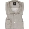 BOSS Hemd Marvyn 50448572/262 Slim Fit, Baumwolle, Beige gemustert, Beige-khaki