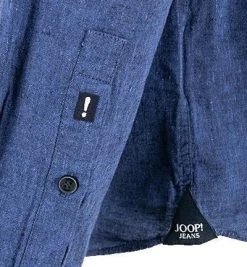 JOOP! Hemd Henry 30009257/440 Leinen-Baumwolle, Indigo -hemdenverkauf 365151 norm3