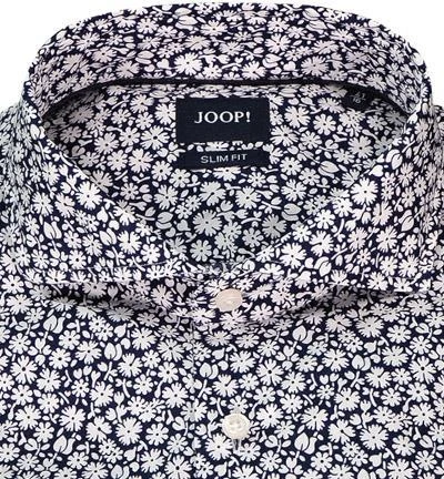 JOOP! Hemd Pejos 30024921/401 Slim Fit, Baumwolle, Nachtblau-weiß gemustert, Nachtblau-weiß 3 JOOP! Hemd Pejos 30024921/401 Slim Fit, Baumwolle, Nachtblau-weiß gemustert, Nachtblau-weiß – Bild 3