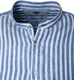 Fynch-Hatton Hemd 1121 6048/6041 Casual Fit, Reines Leinen, Weiß-blau gestreift, Weiß-blau -hemdenverkauf 365385 norm2