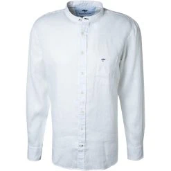 Fynch-Hatton Hemd 1121 6038/6030 Casual Fit, Reines Leinen, Weiß