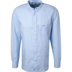 Fynch-Hatton Hemd 1121 6038/6031 Casual Fit, Reines Leinen, Hellblau meliert, Hellblau