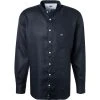 Fynch-Hatton Hemd 1121 6038/6037 Casual Fit, Reines Leinen, Navy