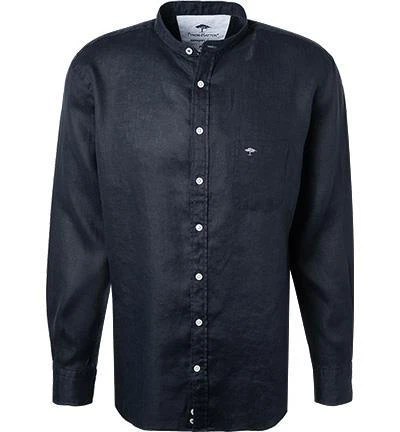 Fynch-Hatton Hemd 1121 6038/6037 Casual Fit, Reines Leinen, Navy 2 Fynch-Hatton Hemd 1121 6038/6037 Casual Fit, Reines Leinen, Navy – Bild 2