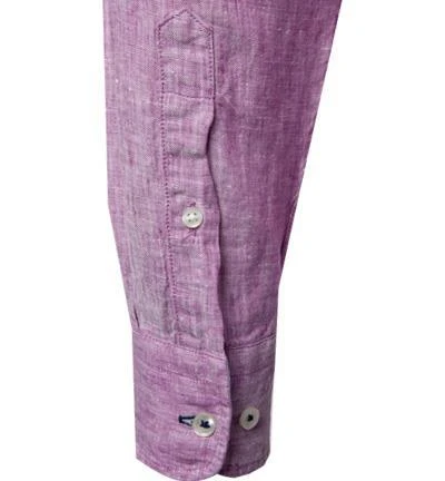 Fynch-Hatton Hemd 1121 6038/6038 Casual Fit, Reines Leinen, Flieder meliert, Flieder 4 Fynch-Hatton Hemd 1121 6038/6038 Casual Fit, Reines Leinen, Flieder meliert, Flieder – Bild 4