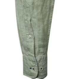 Fynch-Hatton Hemd 1121 6038/6039 Casual Fit, Reines Leinen, Lime meliert, Lime -hemdenverkauf 365396 norm3