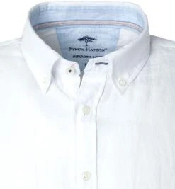 Fynch-Hatton Hemd 1121 6031/6030 Kurzarmhemd, Casual Fit, Reines Leinen, Weiß -hemdenverkauf 365402 norm2