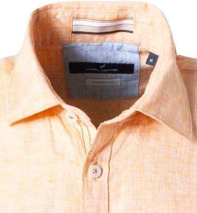 Daniel Hechter Hemd 60255/111610/150 Modern Fit, Reines Leinen, Aprikot 3 Daniel Hechter Hemd 60255/111610/150 Modern Fit, Reines Leinen, Aprikot – Bild 3
