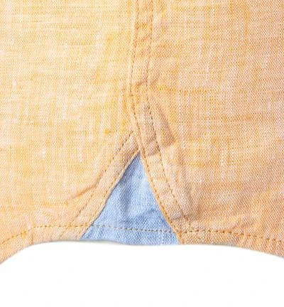 Daniel Hechter Hemd 60255/111610/150 Modern Fit, Reines Leinen, Aprikot 4 Daniel Hechter Hemd 60255/111610/150 Modern Fit, Reines Leinen, Aprikot – Bild 4