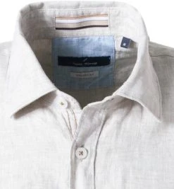 Daniel Hechter Hemd 60255/111610/410 Modern Fit, Reines Leinen, Beige meliert, Sand -hemdenverkauf 365609 norm2