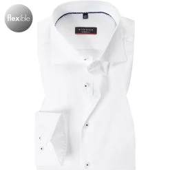ETERNA Hemd 3377/X18K/00 Modern Fit, Mikrofaser atmungsaktiv, Weiß