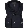 EMPORIO ARMANI Hemd 3K1CP5/1NJIZ/0920 Regular Fit, Reines Leinen, Marineblau, Marine