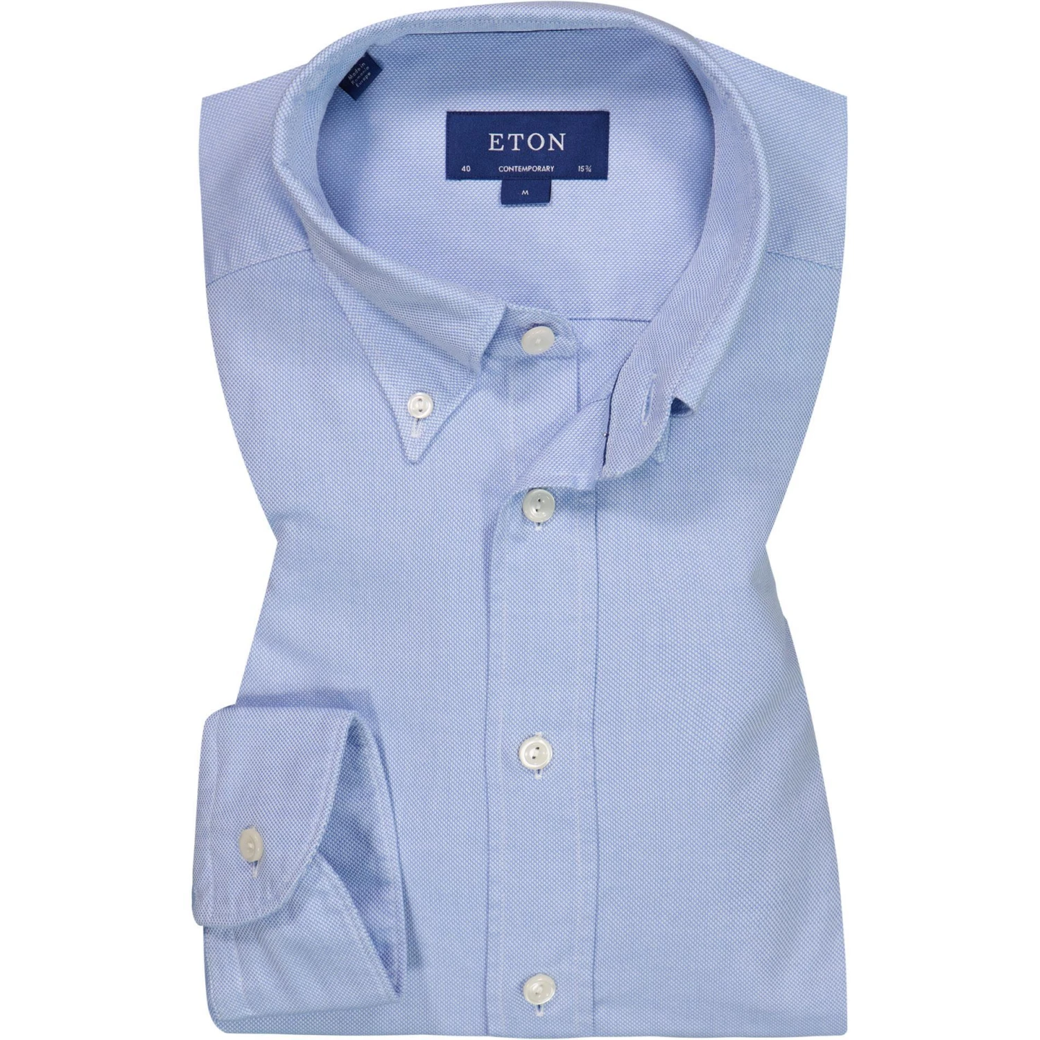 ETON Hemd 9375/59396/25 Contemporary Fit, Baumwolle, Hellblau meliert, Hellblau 1 ETON Hemd 9375/59396/25 Contemporary Fit, Baumwolle, Hellblau meliert, Hellblau