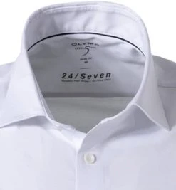 OLYMP Level Five Body Fit 2008/62/00 Kurzarmhemd, Jersey geruchshemmend, Weiß -hemdenverkauf 365795 norm2