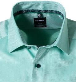 OLYMP Luxor Modern Fit 1262/72/45 Kurzarmhemd, Baumwolle, Pastellgrün, Grün -hemdenverkauf 365816 norm2