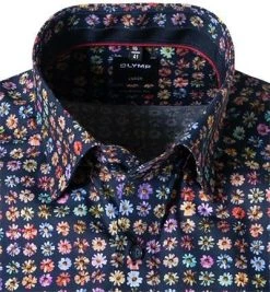 OLYMP Luxor Modern Fit 1396/72/18 Kurzarmhemd, Baumwolle, Multicolour, Marine 6 OLYMP Luxor Modern Fit 1396/72/18 Kurzarmhemd, Baumwolle, Multicolour, Marine -hemdenverkauf 365819 norm2