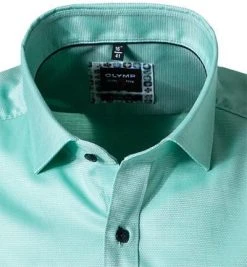 OLYMP Level Five Body Fit 2074/72/45 Kurzarmhemd, Baumwollen, Hellgrün, Grün -hemdenverkauf 365828 norm2