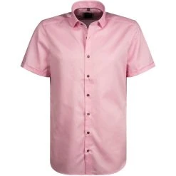 OLYMP Level Five Body Fit 2074/72/30 Kurzarmhemd, Baumwolle, Rosa, Rosé