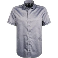 OLYMP Level Five Body Fit 2074/72/18 Kurzarmhemd, Baumwolle, Blau, Marine