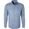 OLYMP Casual Level Five Body Fit 3086/74/18 Hemd, Reines Leinen, Marineblau gemustert, Marine