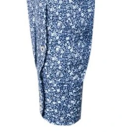 OLYMP Casual Level Five Body Fit 3086/74/18 Hemd, Reines Leinen, Marineblau gemustert, Marine -hemdenverkauf 365957 norm3