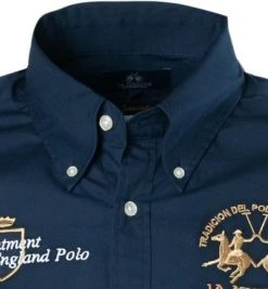 LA MARTINA Hemd RMC312/PP483/07017 Regular Fit, Baumwolle, Navy -hemdenverkauf 366092 norm2