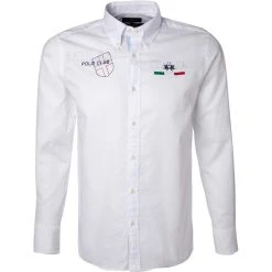 LA MARTINA Hemd RMC313/OX077/00001 Regular Fit, Baumwolle, Weiß