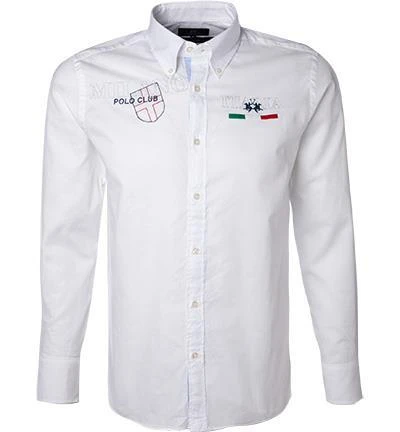 LA MARTINA Hemd RMC313/OX077/00001 Regular Fit, Baumwolle, Weiß 2 LA MARTINA Hemd RMC313/OX077/00001 Regular Fit, Baumwolle, Weiß – Bild 2