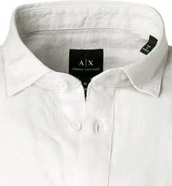 ARMANI EXCHANGE Hemd 3KZC37/ZNCFZ/1100 Kurzarmhemd, Regular Fit, Reines Leinen, Reinweiß, Weiß 7 ARMANI EXCHANGE Hemd 3KZC37/ZNCFZ/1100 Kurzarmhemd, Regular Fit, Reines Leinen, Reinweiß, Weiß -hemdenverkauf 366280 norm2