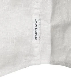 ARMANI EXCHANGE Hemd 3KZC37/ZNCFZ/1100 Kurzarmhemd, Regular Fit, Reines Leinen, Reinweiß, Weiß 8 ARMANI EXCHANGE Hemd 3KZC37/ZNCFZ/1100 Kurzarmhemd, Regular Fit, Reines Leinen, Reinweiß, Weiß -hemdenverkauf 366280 norm3