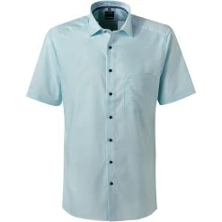 OLYMP Luxor Modern Fit 1262/72/43 Kurzarmhemd, Baumwolle, Türkis
