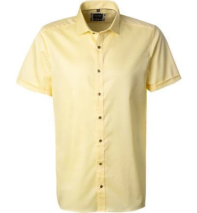 OLYMP Level Five Body Fit 2074/72/51 Kurzarmhemd, Baumwolle, Gelb 2 OLYMP Level Five Body Fit 2074/72/51 Kurzarmhemd, Baumwolle, Gelb – Bild 2