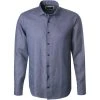 OLYMP Signature Tailored Fit 8548/74/14 Hemd, Reines Leinen, Nachtblau