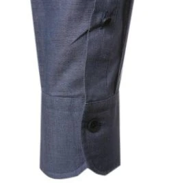 OLYMP Signature Tailored Fit 8548/74/14 Hemd, Reines Leinen, Nachtblau -hemdenverkauf 366409 norm3