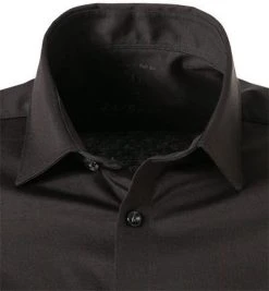 OLYMP No. Six Super Slim 2503/72/68 Kurzarmhemd, Super Slim Fit, Jersey geruchshemmend, Schwarz -hemdenverkauf 366413 norm2