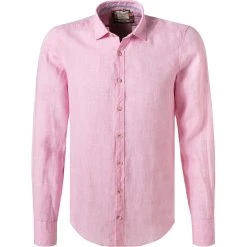 OLYMP Casual Level Five Body Fit 3064/74/71 Hemd, Reines Leinen, Altrose meliert, Altrose