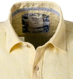 OLYMP Casual Level Five Body Fit 3064/74/50 Hemd, Reines Leinen, Gelb meliert, Hellgelb 7 OLYMP Casual Level Five Body Fit 3064/74/50 Hemd, Reines Leinen, Gelb meliert, Hellgelb -hemdenverkauf 366415 norm2