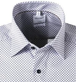 OLYMP Luxor Comfort Fit 1104/72/00 Kurzarmhemd, Baumwolle, Weiß gemustert, Weiß 6 OLYMP Luxor Comfort Fit 1104/72/00 Kurzarmhemd, Baumwolle, Weiß gemustert, Weiß -hemdenverkauf 366421 norm2