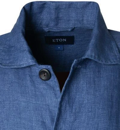 ETON Overshirt 1000/02088/26 Reines Leinen, Blau 3 ETON Overshirt 1000/02088/26 Reines Leinen, Blau – Bild 3
