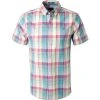 Gant Hemd 3018621/460 Kurzarmhemd, Regular Fit, Baumwolle, Multicolour kariert, Multicolor