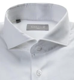 fakts Hemd 9009/111 Slim Fit, Baumwolle, Weiß -hemdenverkauf 366986 norm2